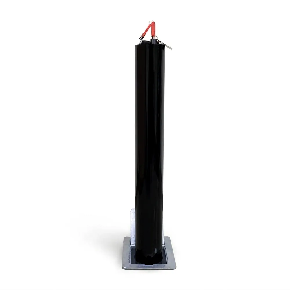 Black Heavy-Duty Telescopic Bollard