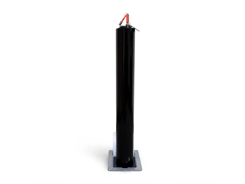 Black Heavy-Duty Telescopic Bollard
