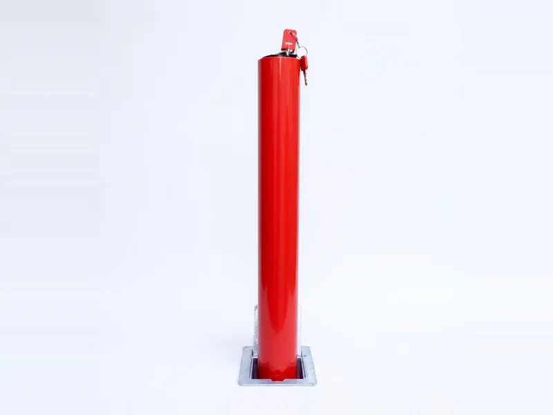 Red Heavy-Duty Telescopic Bollard