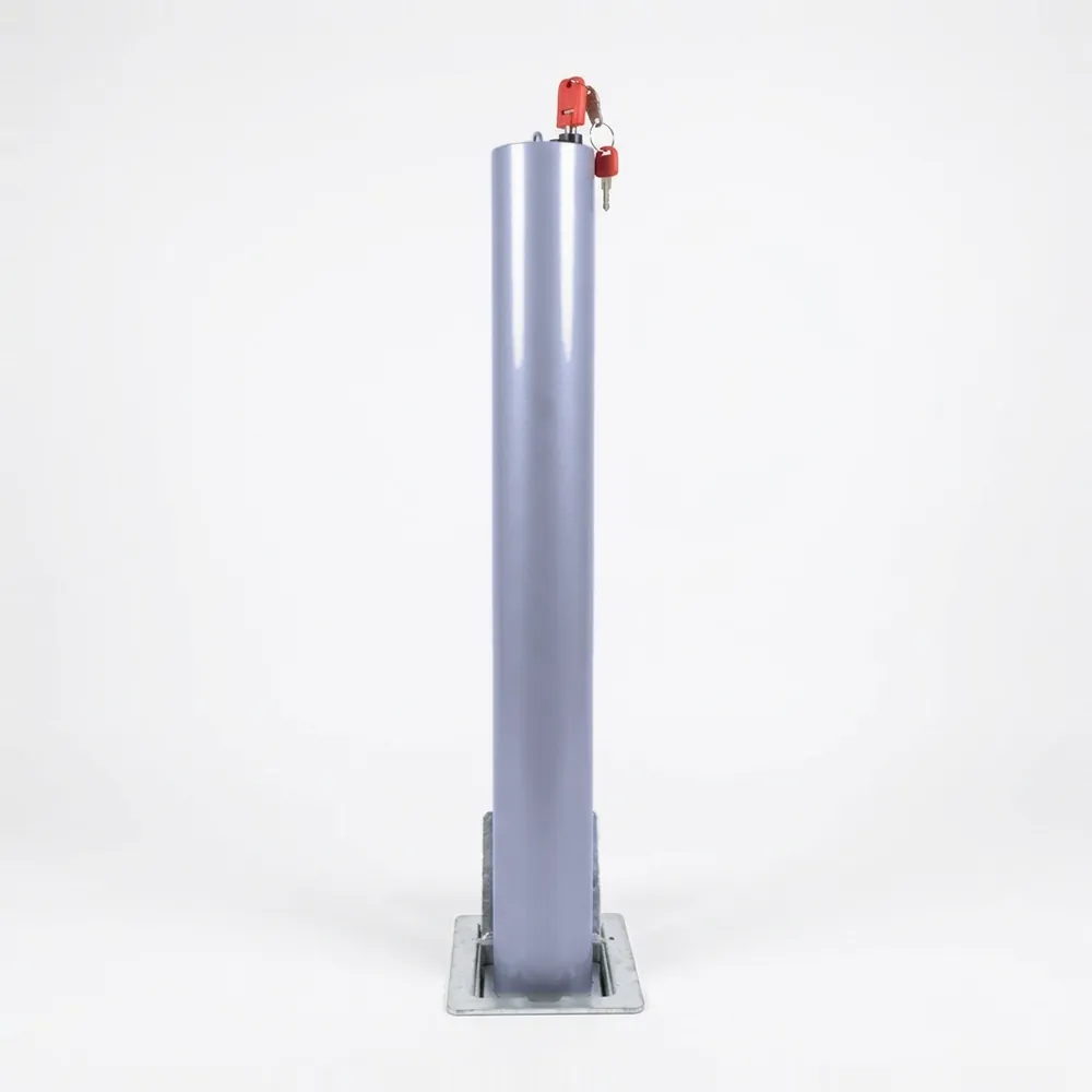 Silver Heavy-Duty Telescopic Bollard