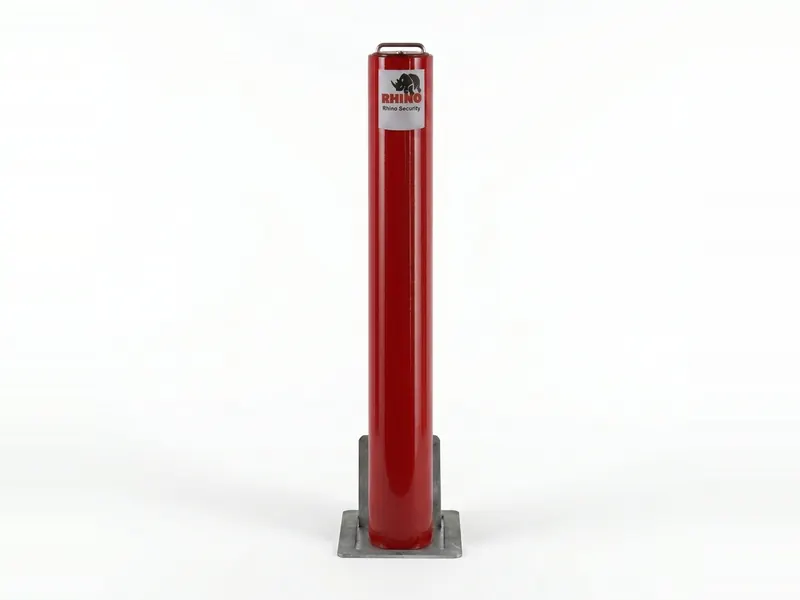 Red Steel Lift-Assist Bollard