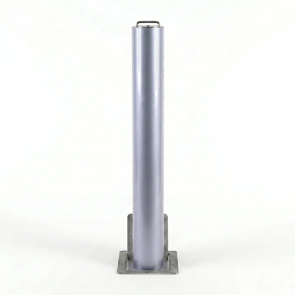 Silver Steel Lift-Assist Bollard
