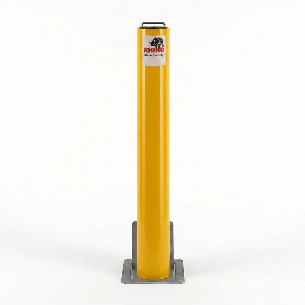 Yellow Steel Lift-Assist Bollard
