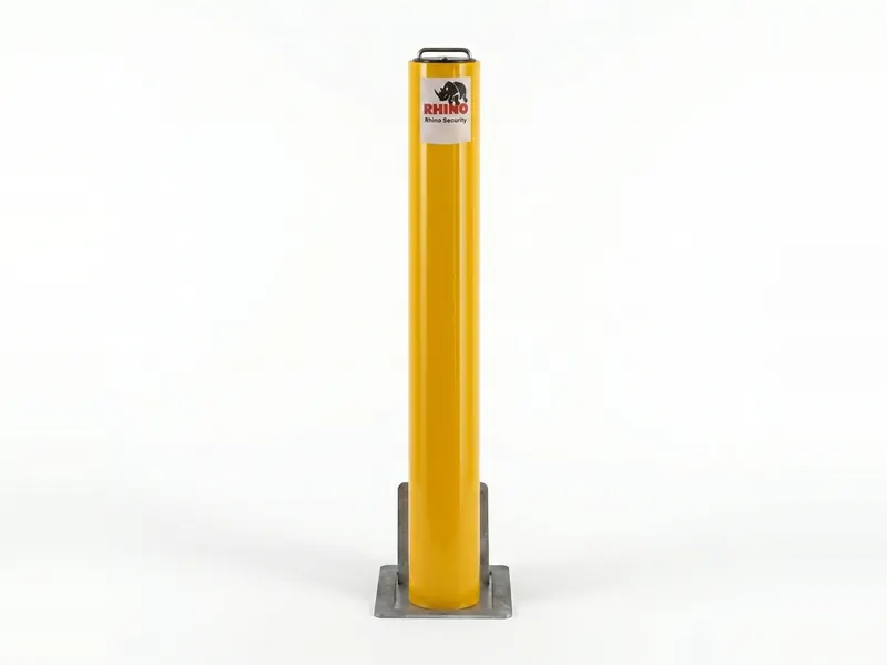 Yellow Steel Lift-Assist Bollard