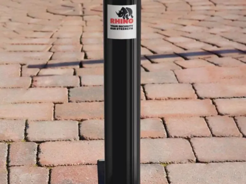 Black Steel Telescopic Bollard