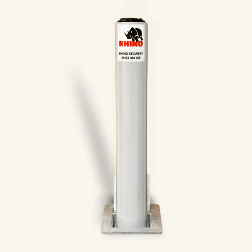Silver Steel Telescopic Bollard