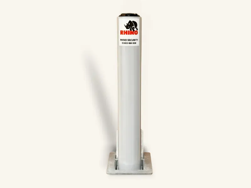 Silver Steel Telescopic Bollard